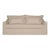 Textile Moss Home Darcy Sofa 96", Safari Oatmeal For Sale - Image 7 of 7