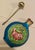 Late 20th Century Colorful Enamel Snuff Bottle Perfume W/Cat & Butterfly Pink Green Blue For Sale - Image 10 of 11