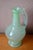 Bohemian Blown Glass Carafe in Light Green, 1940s For Sale - Image 4 of 9