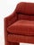 Textile Set of Four Modernist Red Velvet Upholstered Lounge Chairs For Sale - Image 7 of 11