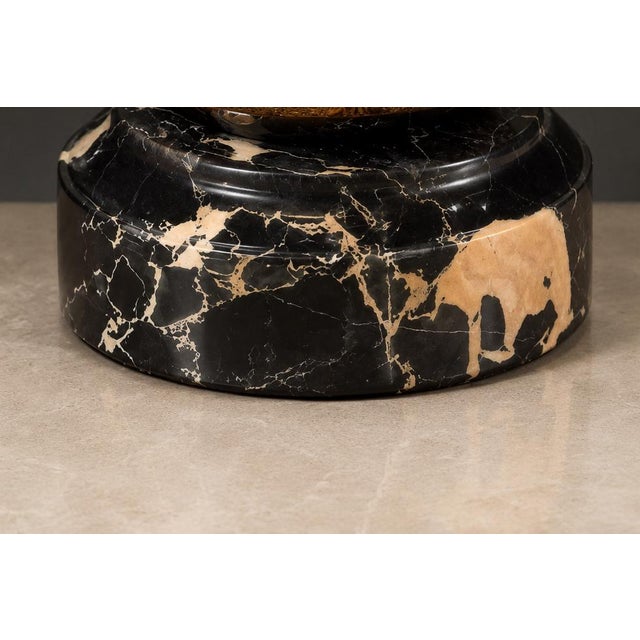 1930s Art Nouveau Table Lamps in Metal, Brass and Marble - a Pair For Sale In New York - Image 6 of 16