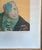 Blue Original Mid Century Pop Art Painting Titled the Godfather - Signed For Sale - Image 8 of 9