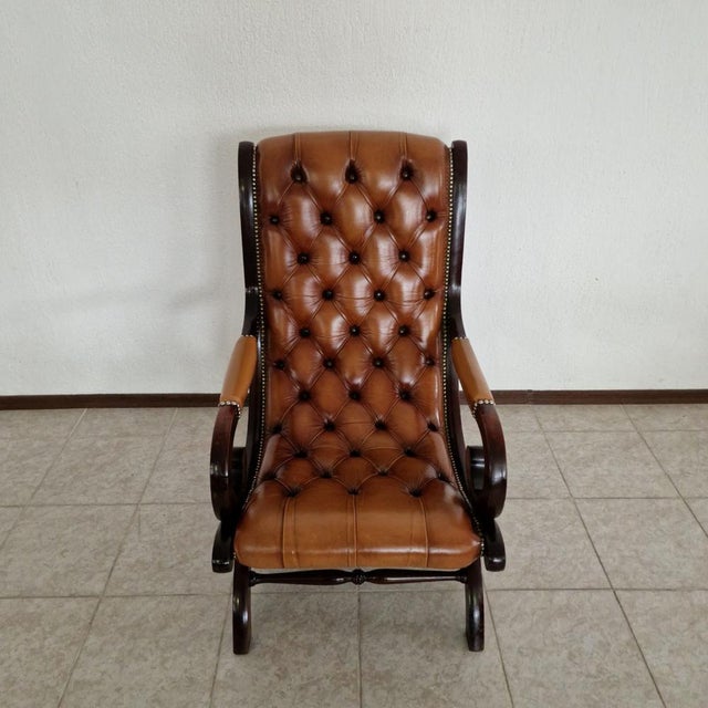 Chesterfield Relaxing Armchair, 2000s For Sale - Image 3 of 8