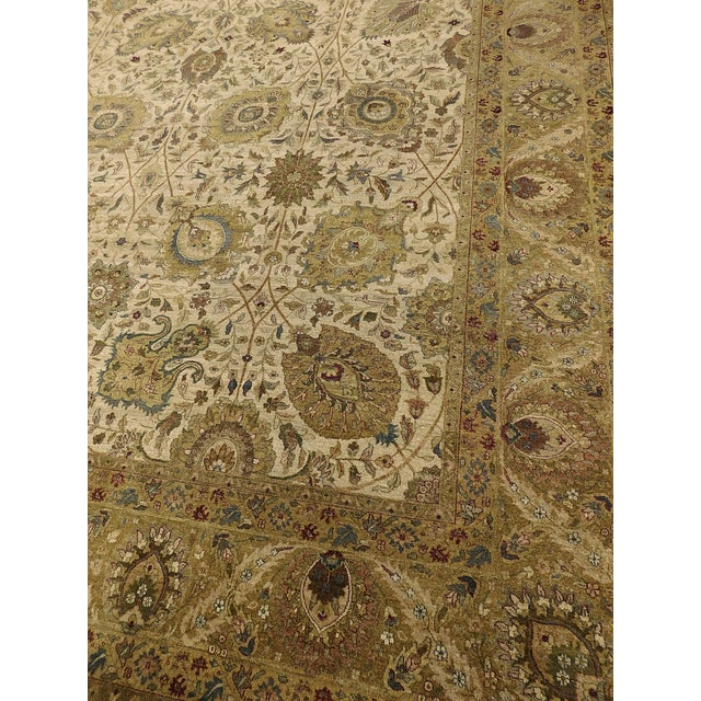 Vintage Handmade Indian Rug. 9'10"x 14' For Sale - Image 4 of 18