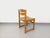 Wood Vintage Sleigh Chair in Beech and Cane, 1980s For Sale - Image 7 of 13