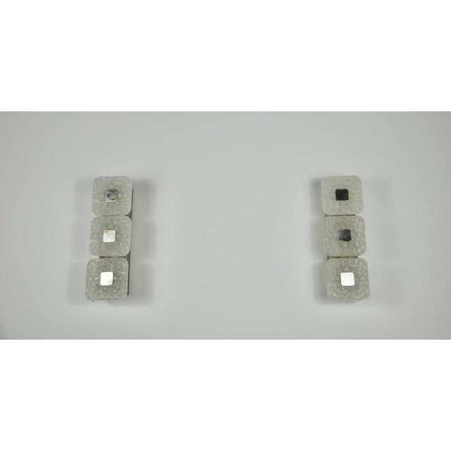 1970s Metal Wall Lamps attributed to Kaiser Leuchten, Germany, 1970s, Set of 2 For Sale - Image 5 of 10