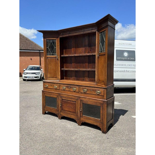Georgian Oak Dresser, Amazing Colour, Loads Of Storage. Top lifts off for easier transportation It’s an antique so will...
