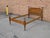 American Mid 20th Century Solid Maple Colonial Early American Full Size Cannonball Bed Frame For Sale - Image 3 of 7