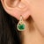 3.67 Carat Emerald Diamond Stud Earrings for Women in 18K Gold to make a statement with your look. You shall need these...