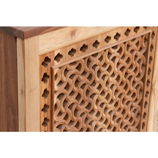 Artisan Haveli Jali Small Cabinet For Sale - Image 4 of 8