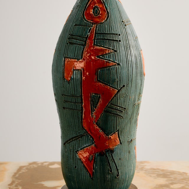 1970s Ceramic Table Lamp by Jiří Georges & Paul Pannier, 1970s For Sale - Image 5 of 13