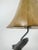 Rustic Style Flying Trout Table Lamp With Bronzed Base and Faux Leather Shade For Sale In New York - Image 6 of 18