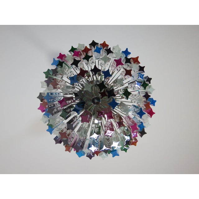 Murano Glass Elena Model Chandelier in the style of Venini Style, 1990 For Sale - Image 8 of 13