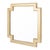 The Ephyra Mirror brings modern sophistication to any space. Its geometric frame, crafted from gold-plated wood, catches...