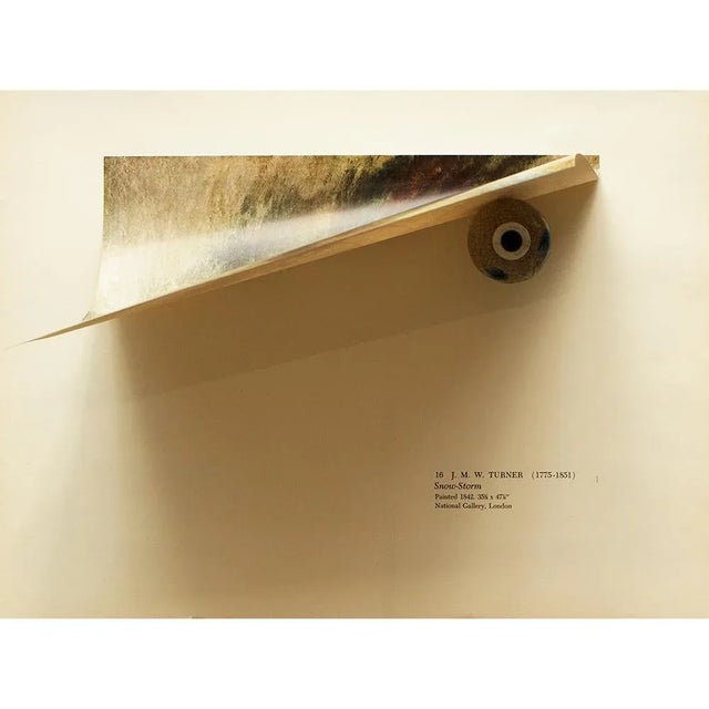 Turner 1956 After J. M. W. Turner "Snow-Storm", Vintage Full-Color Print For Sale - Image 4 of 8