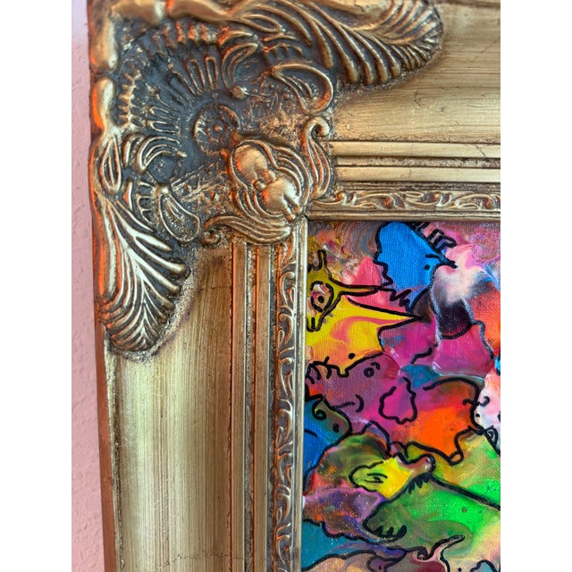 Original Abstract Painting Serg Graff "Air Elephant" Surreal Fantasy Art, Coa For Sale - Image 9 of 12