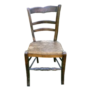 Mid 19th Century Handmade Antique French Countryside Chair