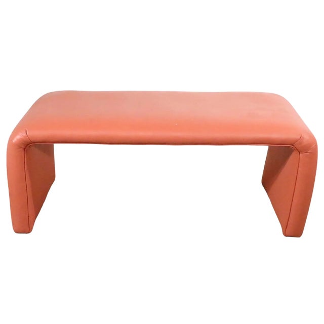 Mid 20th Century Mid Century Post Modern Waterfall Bench From Catskills Resort Kutsher's 3 Available For Sale - Image 5 of 12