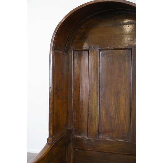 Antique English Hooded Lambing Chair, 1700s For Sale - Image 16 of 17