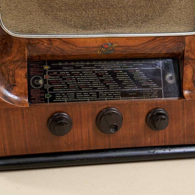 Guglielmo marconi radio model 1551 height: 42 width: 46 depth: 26 additional information style: vintage production period:...