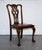 James Phillips Chippendale Claw & Ball Side Dining Desk Leather Chairs, 1890s For Sale - Image 15 of 18