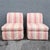 This pair of vintage coastal Regency lounge chairs brings cheerful color and tailored comfort to any room. Each armless...