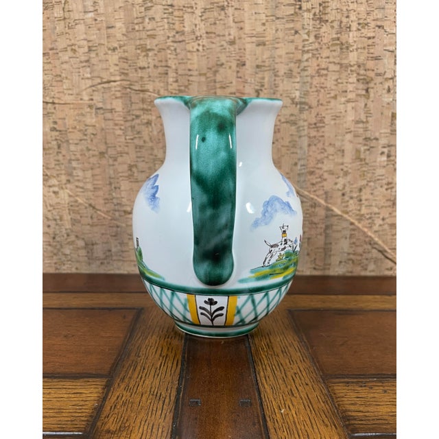 Vintage Gmundner Keramik “Hunter’s Delight” Jug For Sale - Image 4 of 9