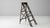 Brown 1900s French Wooden Painters Ladder For Sale - Image 8 of 18