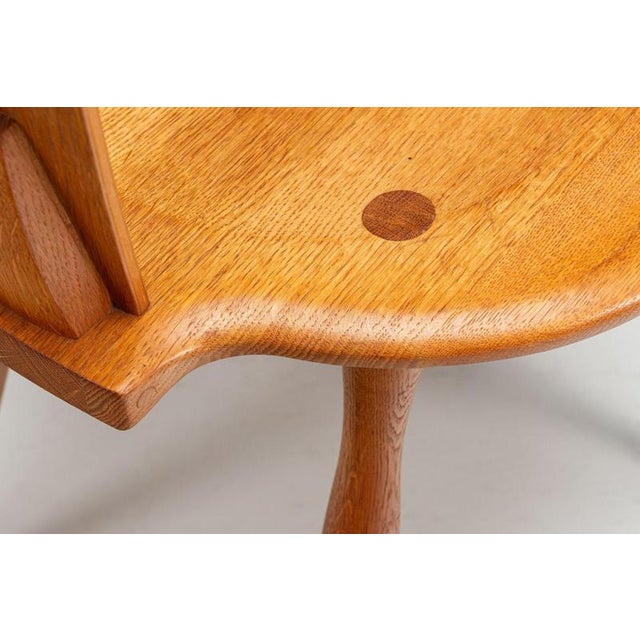 Vintage Scandinavian Dining Chairs in Oak, Sweden, 1960, Set of 4 For Sale - Image 11 of 14