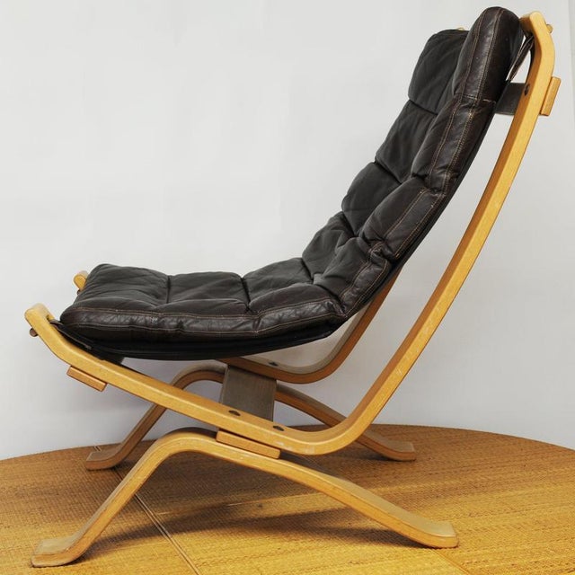 Vintage Danish Leather Lounge Chair from Bramin Møbler, 1970s For Sale - Image 10 of 14