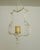 Mid-Century Modern 1950s White Painted Metal Pendant For Sale - Image 3 of 10