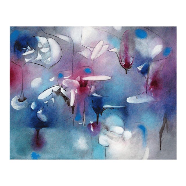 Daniel Ketelhut, Abstract Surrealist Oil Painting, "Floating Fragments in the Spaces Between" 2025 For Sale