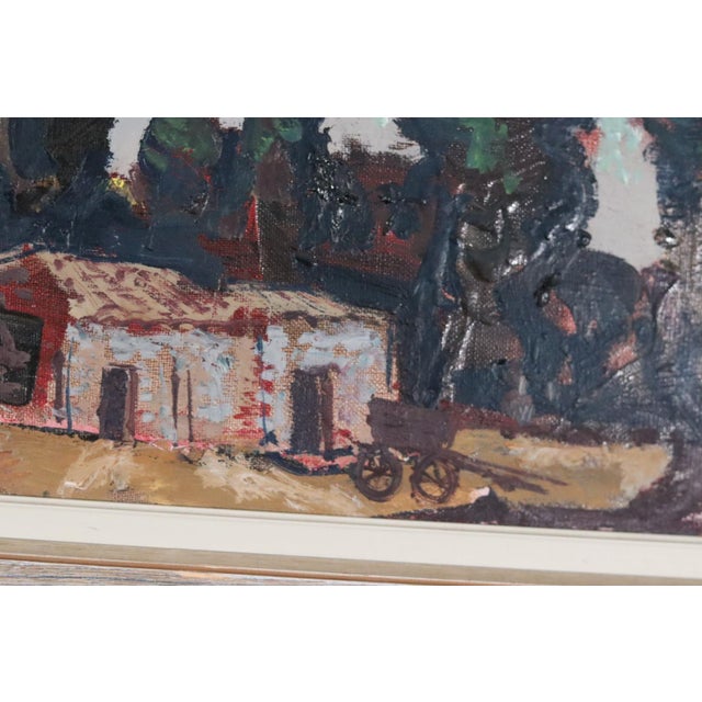 Bertil Wahlberg, Nestled Houses, 1960s, Oil on Canvas, Framed For Sale - Image 10 of 18