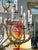 1960s Imposing Gilt-Iron & Crystal Basket-Form 25-Light Chandelier For Sale - Image 5 of 8