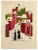 Village is an original drawing in pencil, pen and tempera, illustration, realized by Lucien Boucher (1889-1971), hand-...