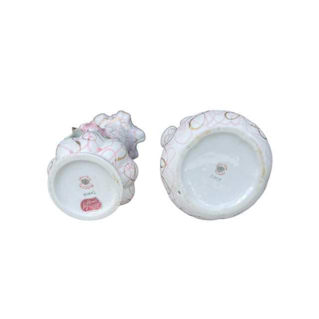 1950s Lefton Porcelain Vase Collection-Set of 5 For Sale - Image 9 of 11