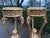 Late 20th Century Late20C Artisan Louis XVI Gold Beech Marble Side Tables-Pair For Sale - Image 5 of 8