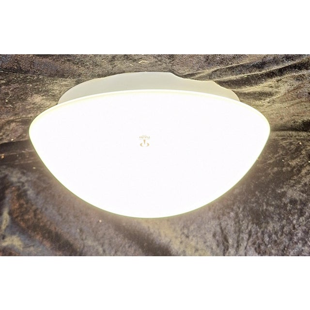 Vintage Wall Lamp with White Opal Glass Shade by Putzler, 2000s, in Very Good conditions. Designed from 2000 This piece...