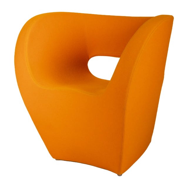 Orange Little Albert Armchair by Ron Arad for Moroso For Sale