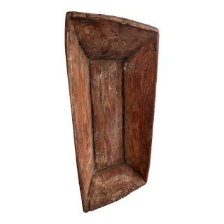 Antique Wood Bakers Bowl For Sale