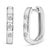 Crafted with precision, these resplendent huggie hoop earrings exude elegance and sustainability, epitomizing modern...