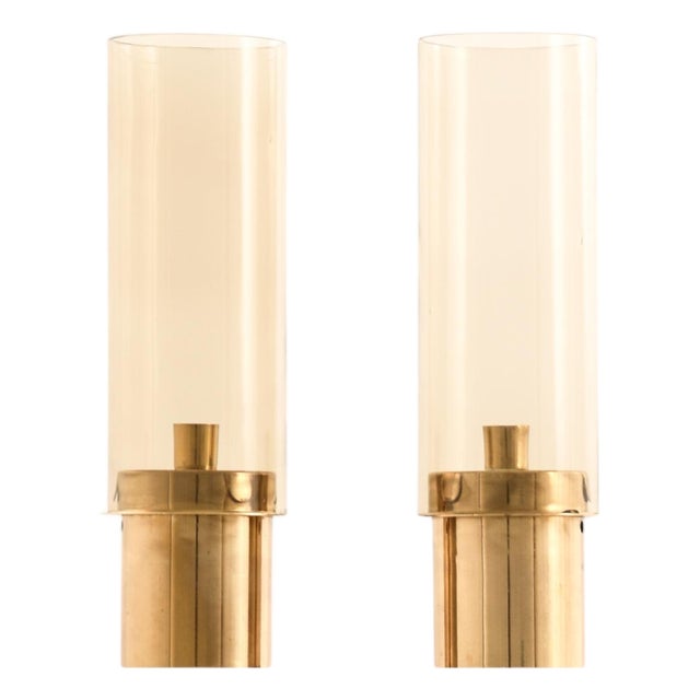 Candlesticks Model L-40 attributed to Hans-Agne Jakobsson, 1960s, Set of 2 For Sale