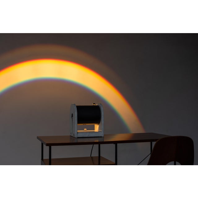 True postmodern table lamp ‘Arc en Ciel’ designed by Andrea Bellosi and manufactured by Studio Alchimea in Italy in 1978....