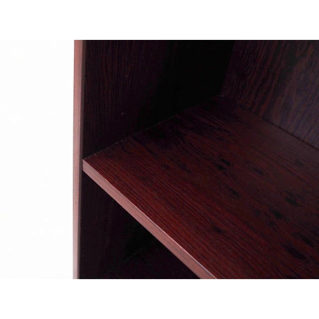 Brown Danish Rosewood Bookcase by Hjørnebo, 1970s For Sale - Image 8 of 16