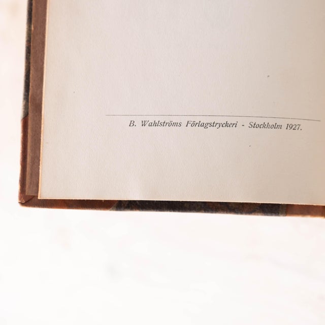 Antique Swedish Leather Bound Books, Set of 4 - Locke, Karlfeldt & Engström For Sale - Image 9 of 10
