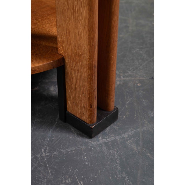 Hague School Side Table in Wood by Jan Brunott, 1920s For Sale - Image 10 of 13