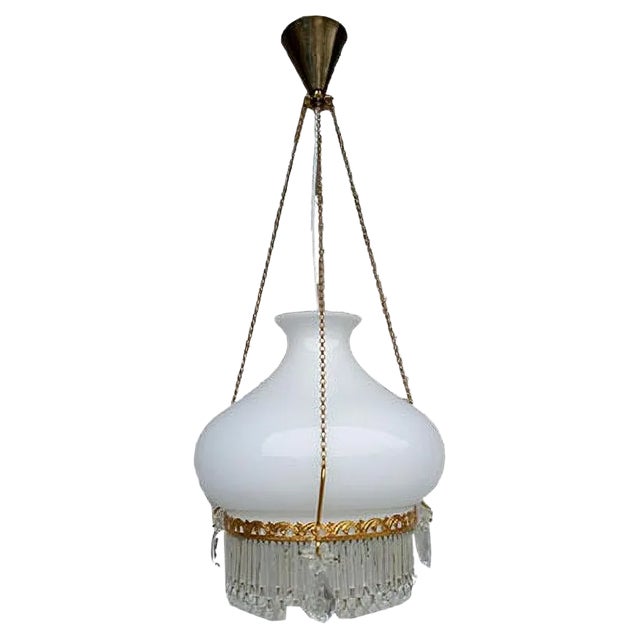 Vintage Type 70 020/1 Chandelier from Železnobrodske sklo, 1990s For Sale