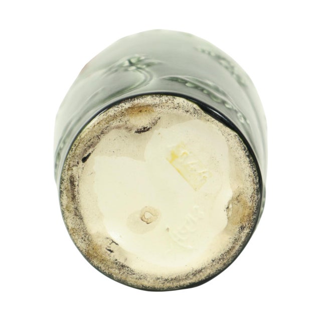 Art Nouveau French Majolica Vase by Gustave De Bruyn, 1890s For Sale - Image 5 of 16