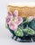 19th Century Petite French Majolica Barbotine Floral Cachepots Jardinieres - A Pair For Sale - Image 10 of 11