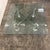 Transparent Postmodern Hollywood Regency Charles Hollis Jones Style Lucite Brass Chrome and Glass Coffee Table For Sale - Image 8 of 12